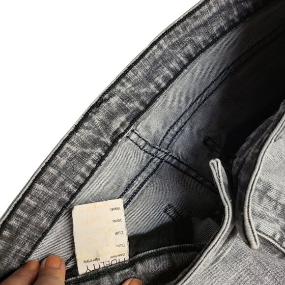 FIDELITY DENIM Juniper Crop Cropped Flare Women's Jeans Denim Surfire Grey SZ 27 - Picture 5 of 16